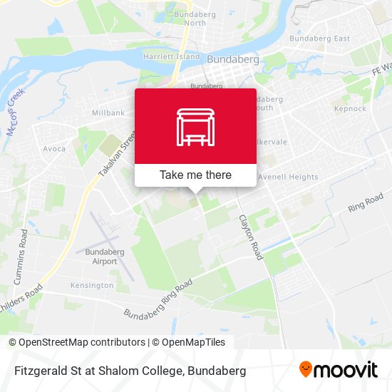 Fitzgerald St at Shalom College map