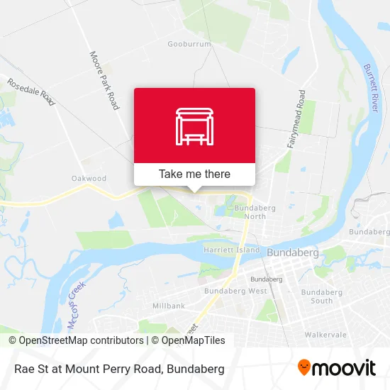 Mapa Rae St at Mount Perry Road