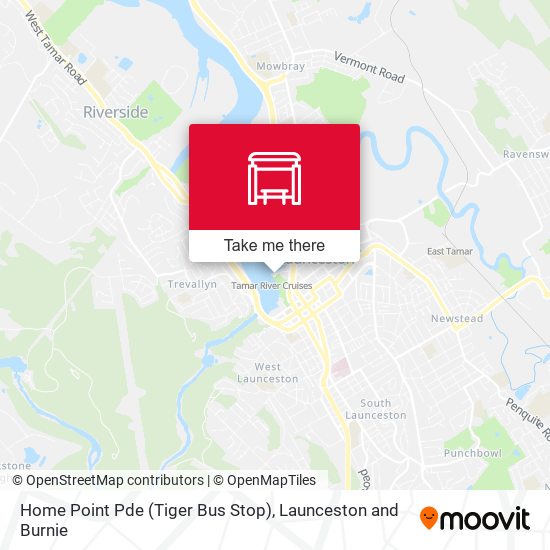 Home Point Pde (Tiger Bus Stop) map