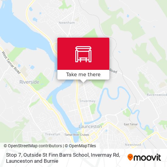 Stop 7, Outside St Finn Barrs School, Invermay Rd map