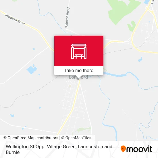 Wellington St Opp. Village Green map