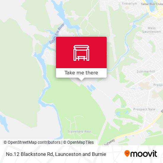 No.12 Blackstone Rd map