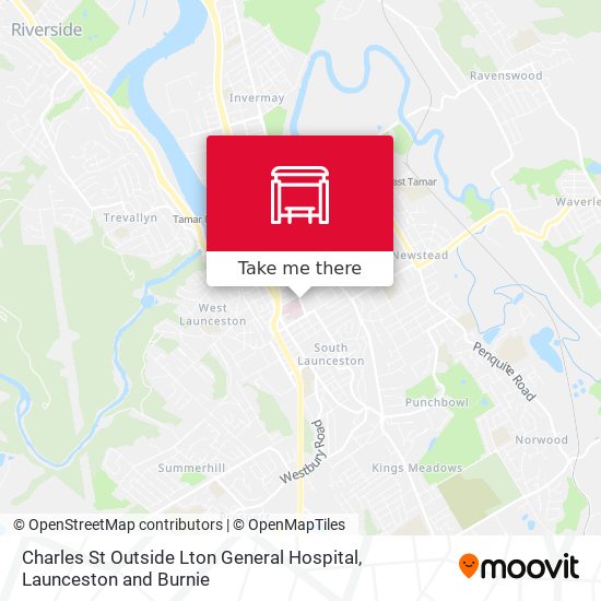 Charles St Outside Lton General Hospital map