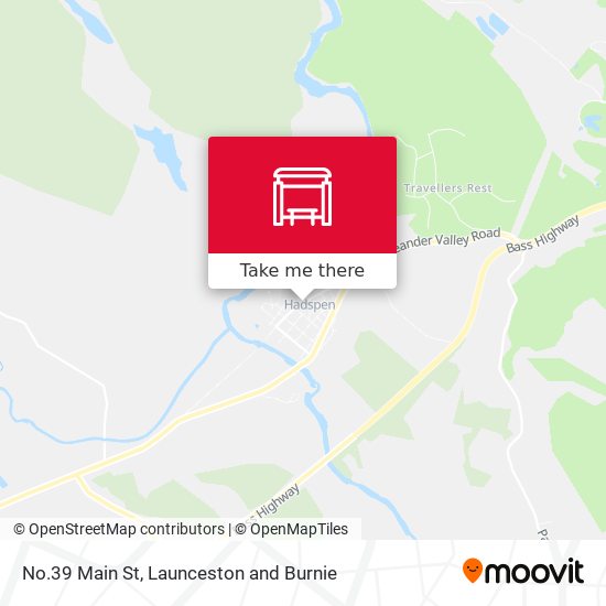 No.39 Main St map