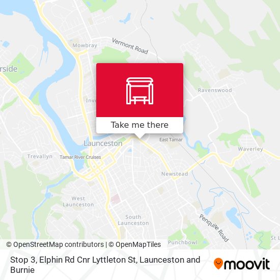 Stop 3, Elphin Rd Cnr Lyttleton St map