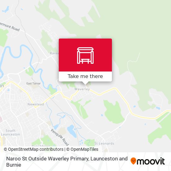 Naroo St Outside Waverley Primary map