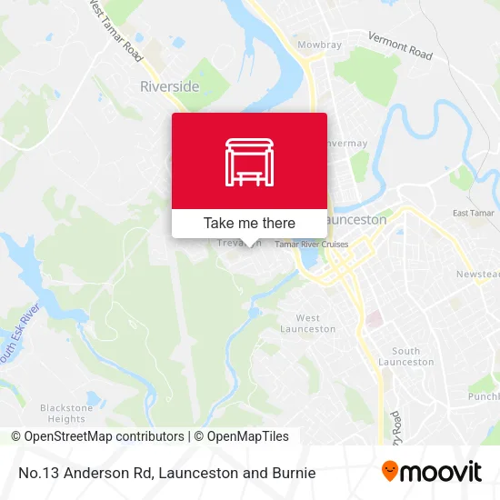No.13 Anderson Rd map