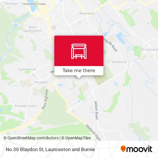 No.30 Blaydon St map