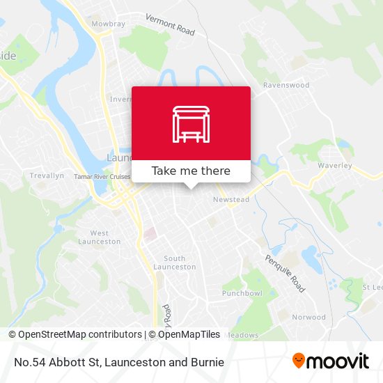 No.54 Abbott St map