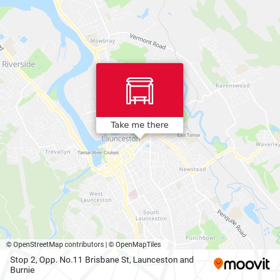 Stop 2, Opp. No.11 Brisbane St map