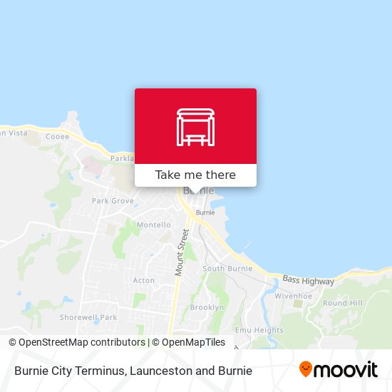 Burnie City Terminus map