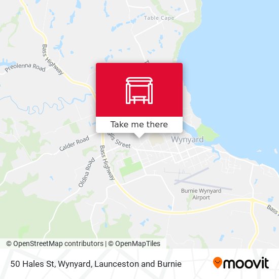 50 Hales St, Wynyard map