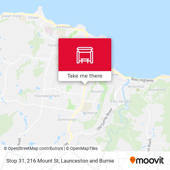 Stop 31, 216 Mount St map