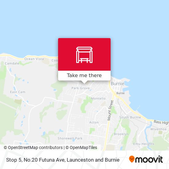 Stop 5, No.20 Futuna Ave map