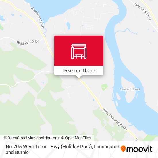 No.705 West Tamar Hwy (Holiday Park) map