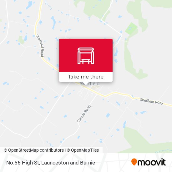 No.56 High St map