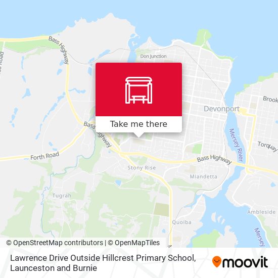 Lawrence Drive Outside Hillcrest Primary School map