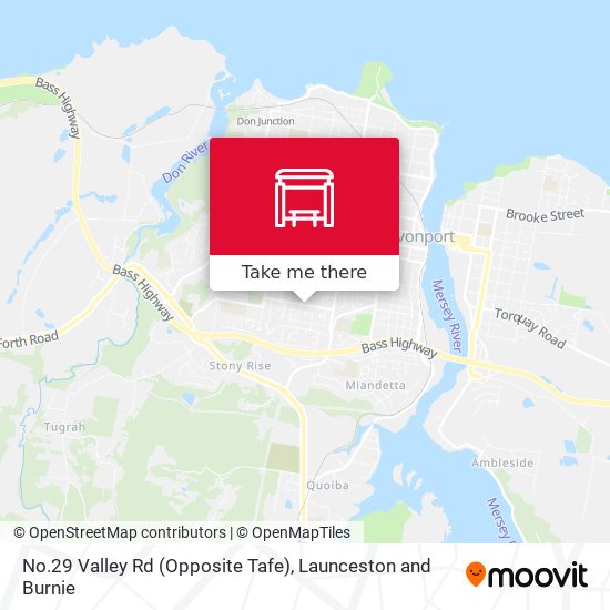 No.29 Valley Rd (Opposite Tafe) map