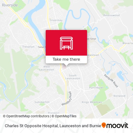 Charles St Opposite Hospital map