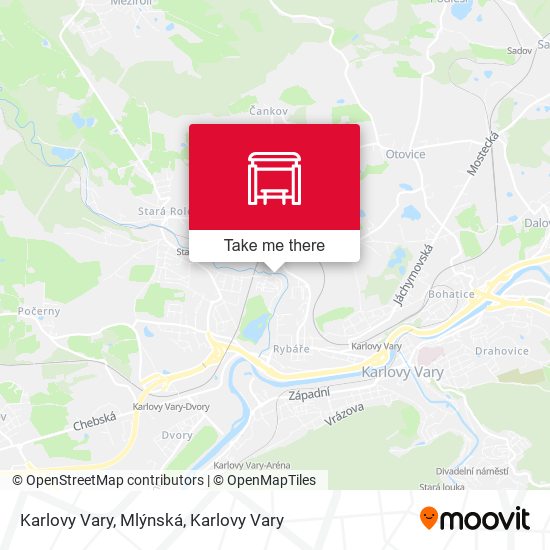 Karlovy Vary, Mlýnská map