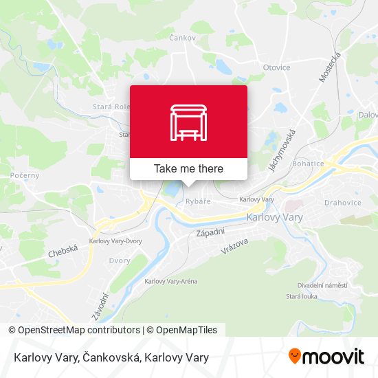 Karlovy Vary, Čankovská map