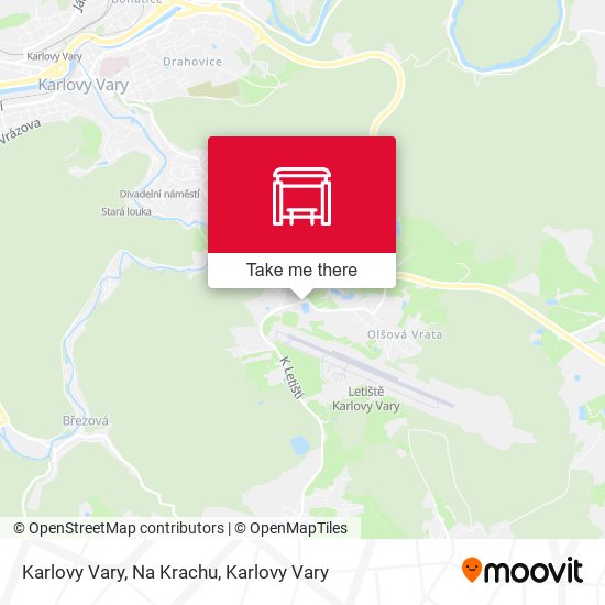 Karlovy Vary, Na Krachu map