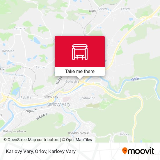 Karlovy Vary, Orlov map