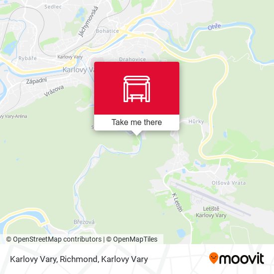 Karlovy Vary, Richmond map