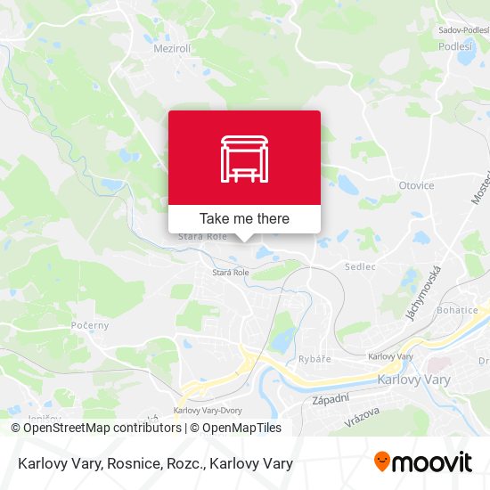 Karlovy Vary, Rosnice, Rozc. map