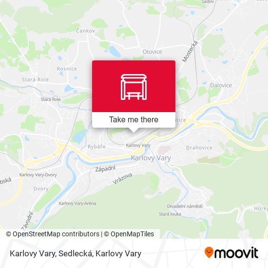 Karlovy Vary, Sedlecká map