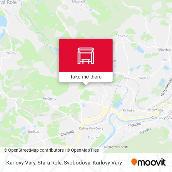 Karlovy Vary, Stará Role, Svobodova map