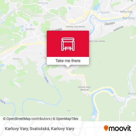 Karlovy Vary, Svatošská map