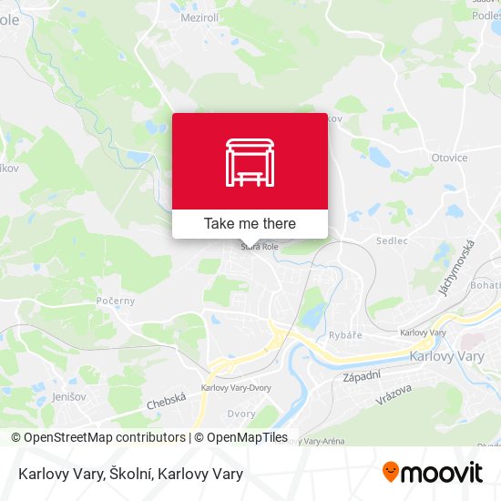 Karlovy Vary, Školní map