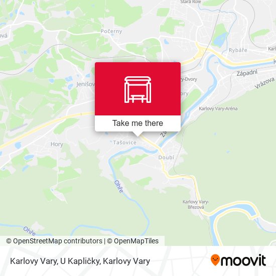 Karlovy Vary, U Kapličky map