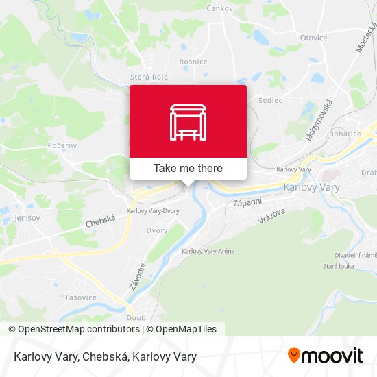 Karlovy Vary, Chebská map