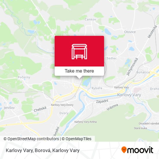 Karlovy Vary, Borová map