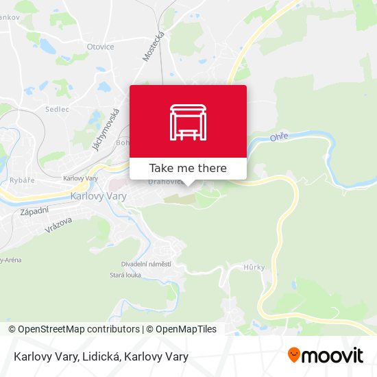 Karlovy Vary, Lidická map