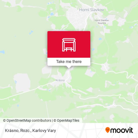 Krásno, Rozc. map