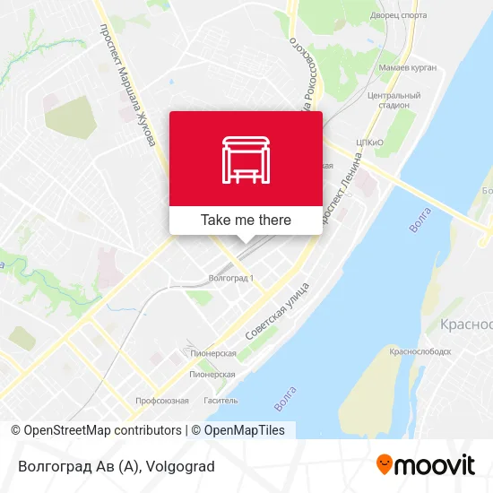 Волгоград Ав map