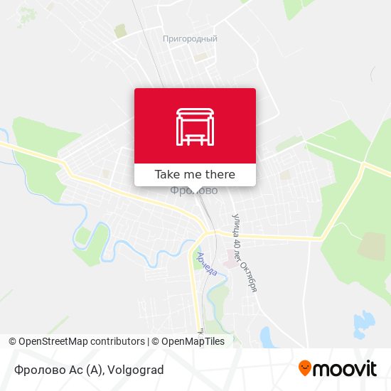 Фролово Ас map