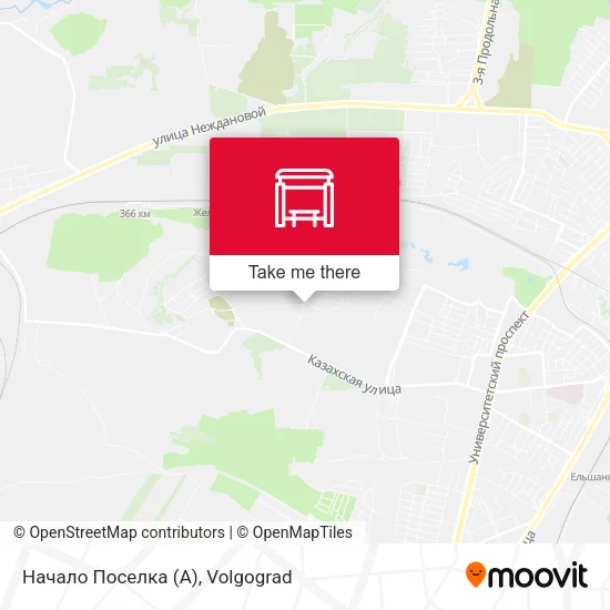 Начало Поселка (А) map