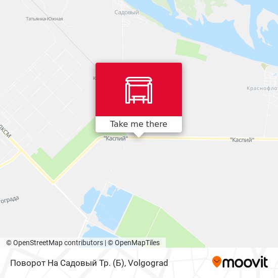 Поворот На Садовый Тр. (Б) map