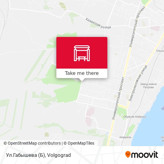 Ул.Габышева (Б) map