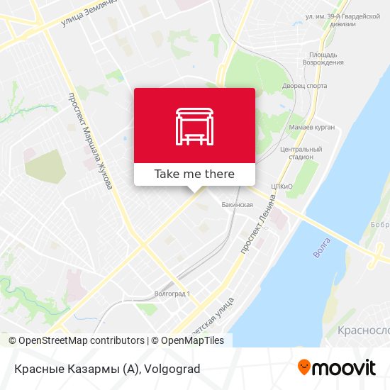 Красные Казармы (А) map
