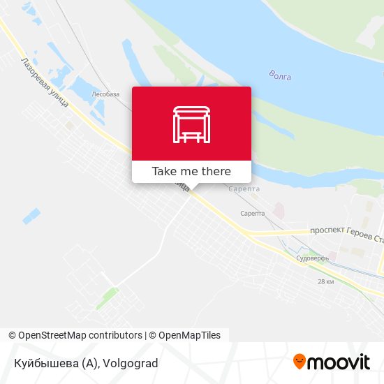 Куйбышева (А) map