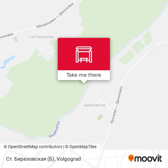 Ст. Березовская map