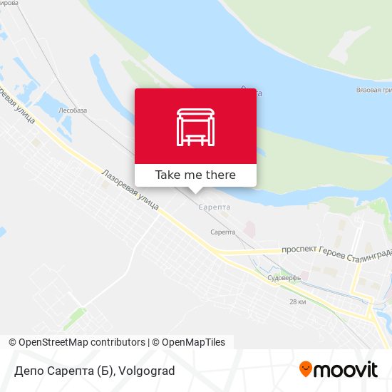 Депо Сарепта (Б) map