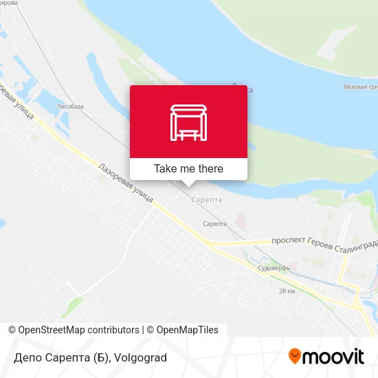 Депо Сарепта (Б) map
