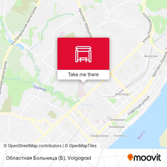 Областная Больница map