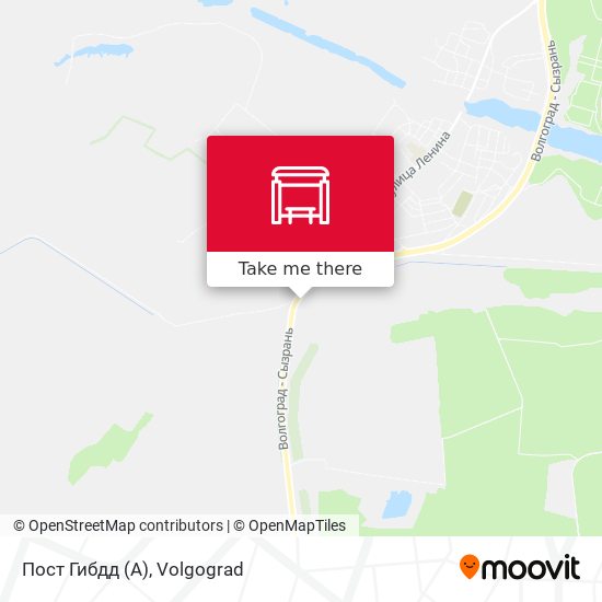 Пост Гибдд (А) map